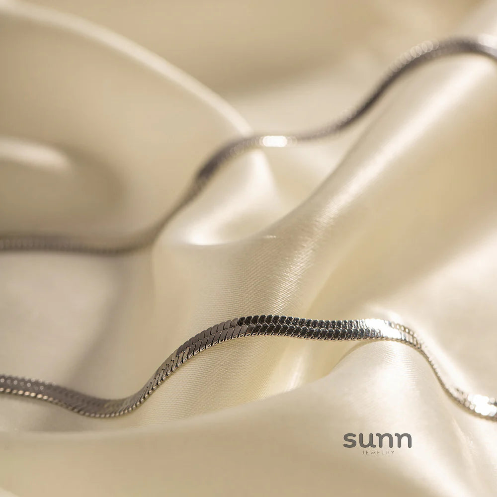 Tatiana Sleek Snake Chain Necklace