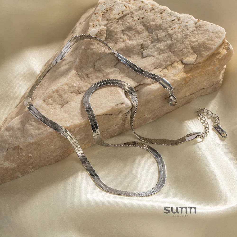Tatiana Sleek Snake Chain Necklace