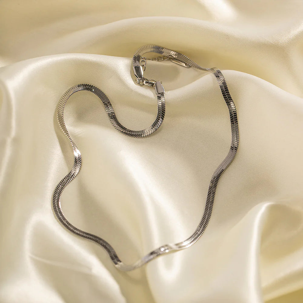 Tatiana Sleek Snake Chain Necklace
