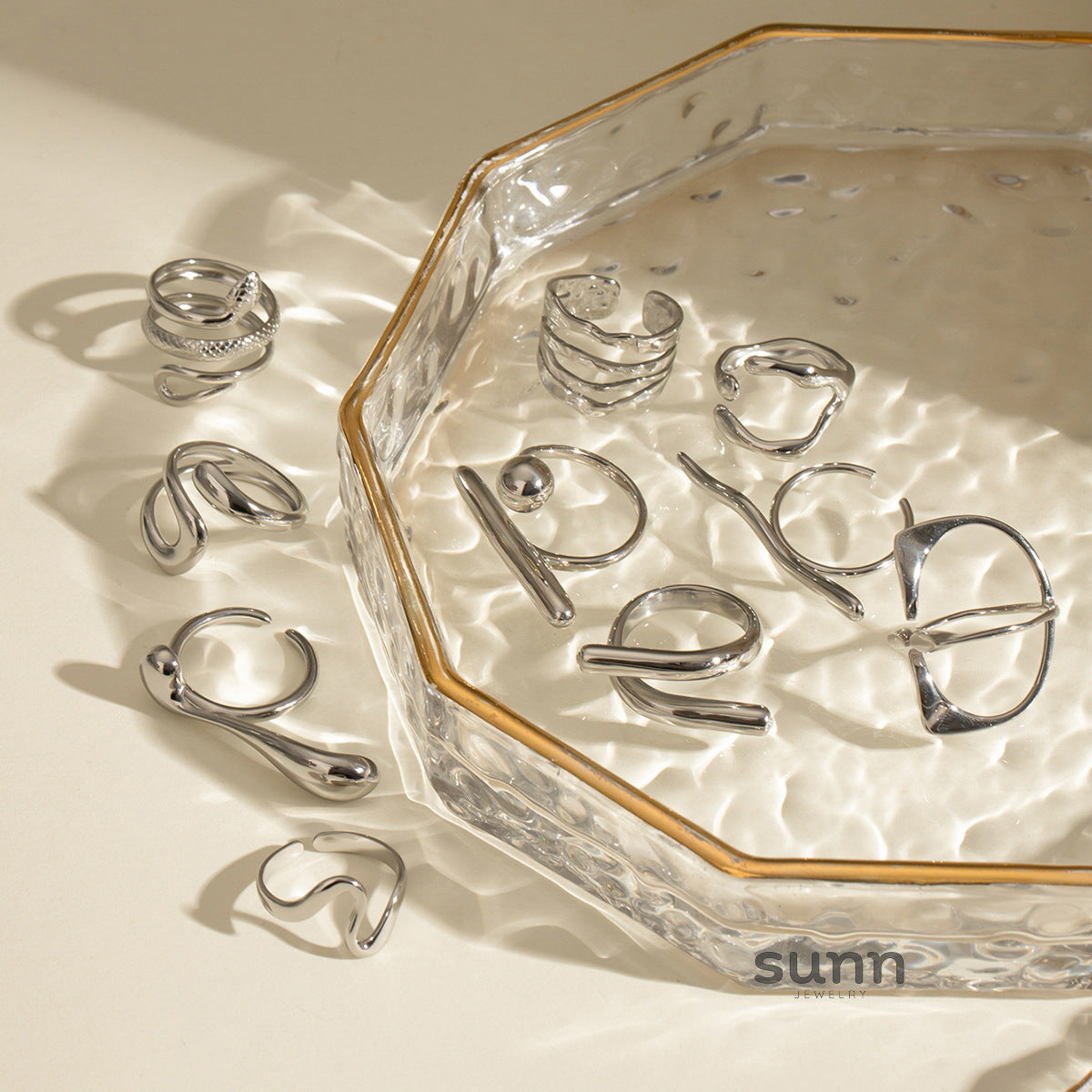 Taya Open Statement Rings [STVNWWAG]