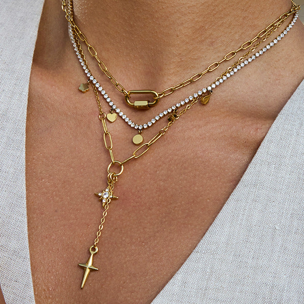 Taylah Star Pendant Necklace [ASTBAPVB]
