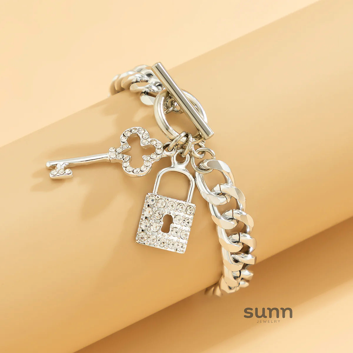Taylee Rhinestone Lock Set