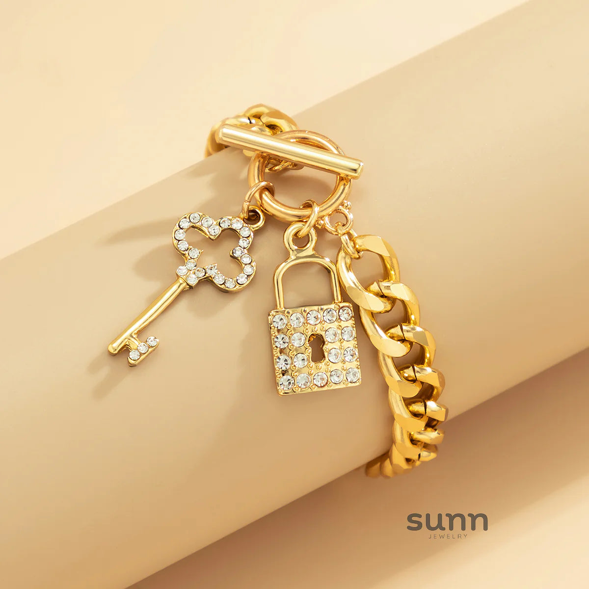 Taylee Rhinestone Lock Set