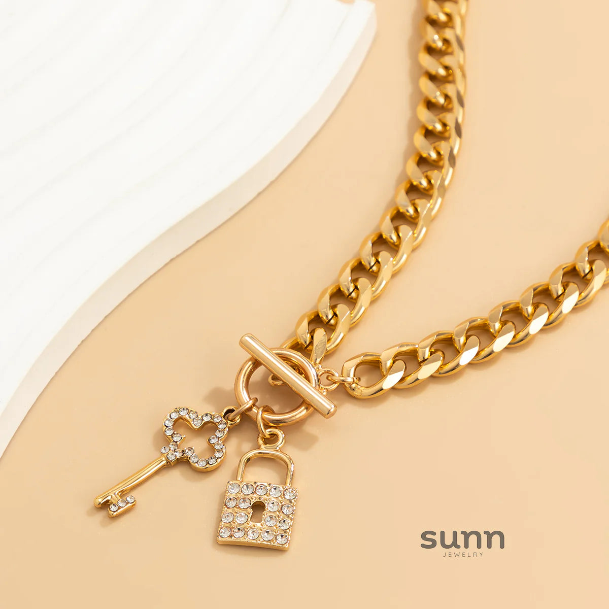 Taylee Rhinestone Lock Set