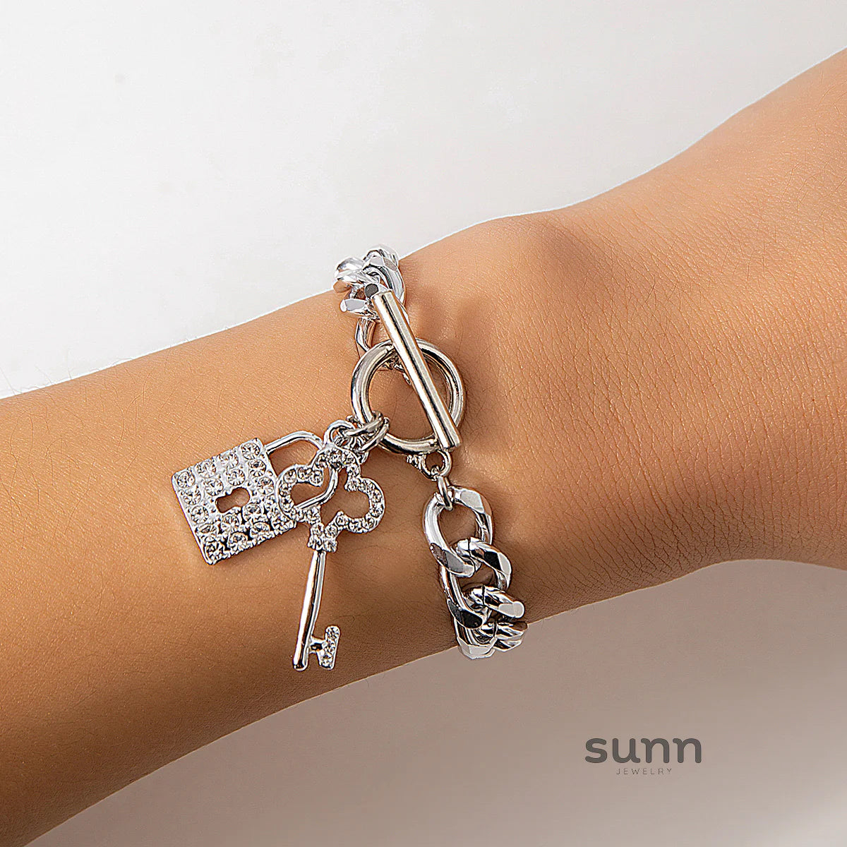 Taylee Rhinestone Lock Set