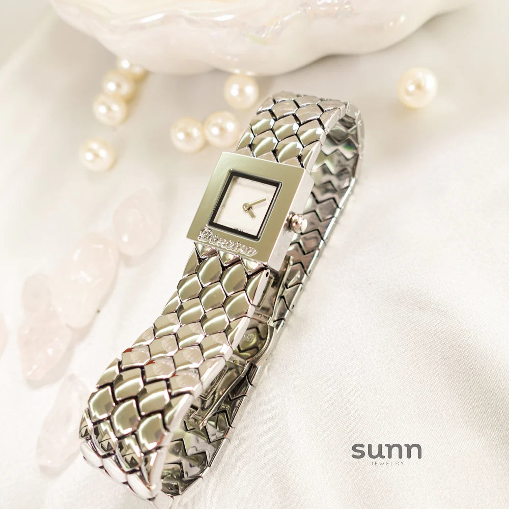 Taylen Quilted Square Watch