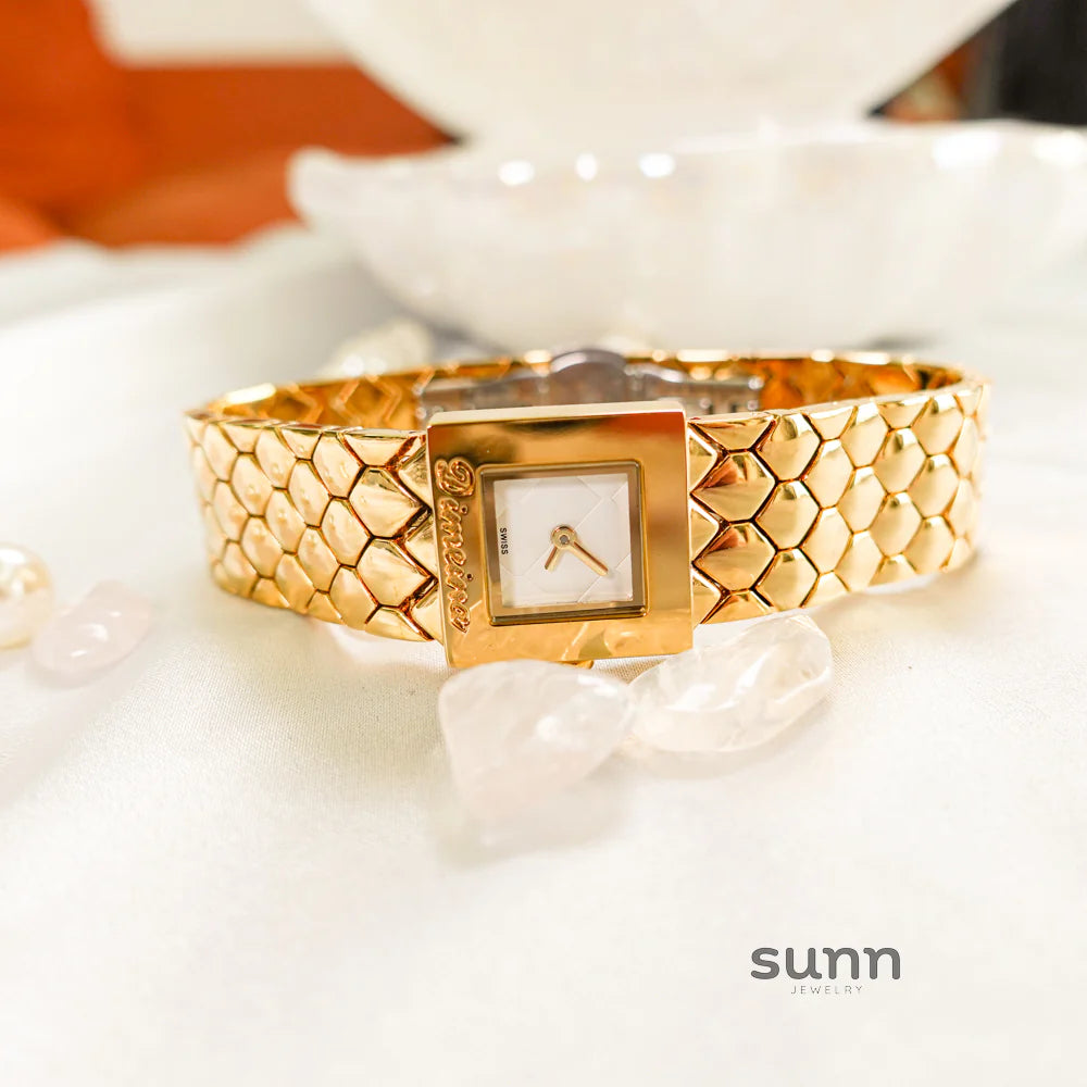 Taylen Quilted Square Watch