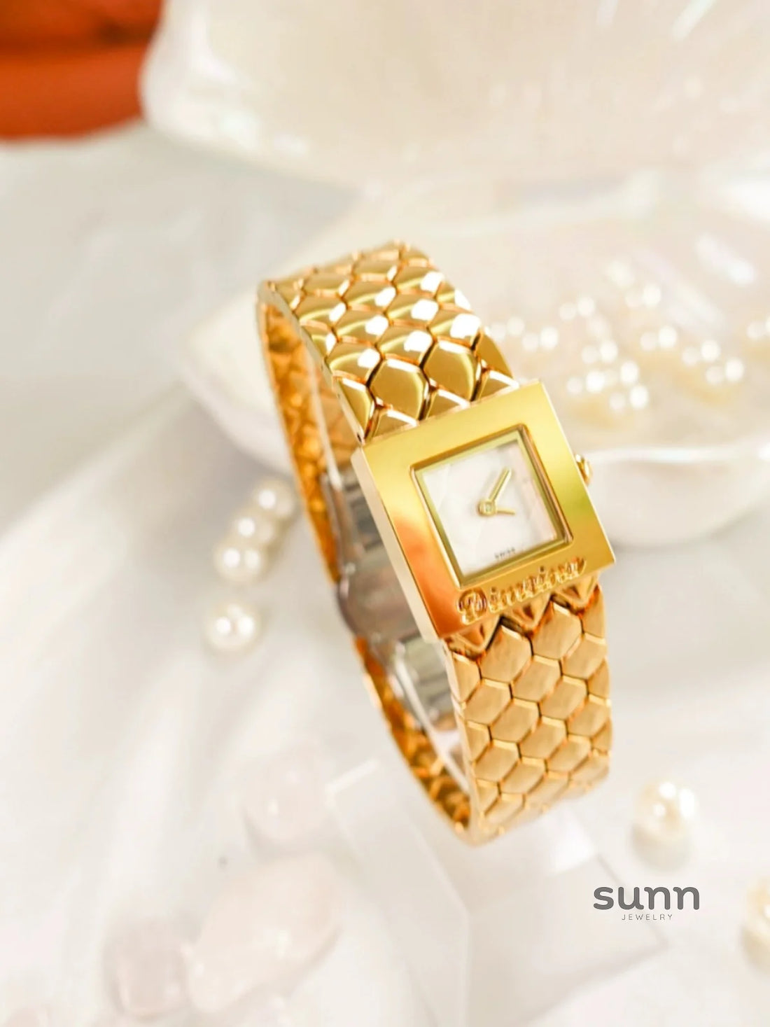 Taylen Quilted Square Watch