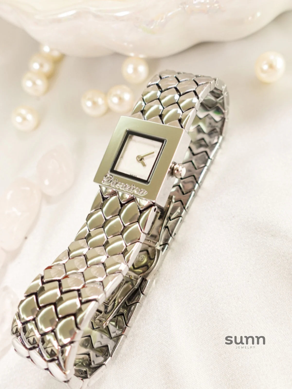 Taylen Quilted Square Watch