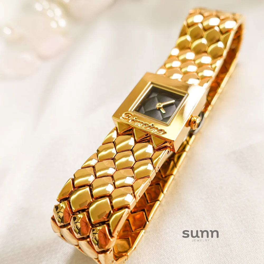 Taylen Quilted Square Watch