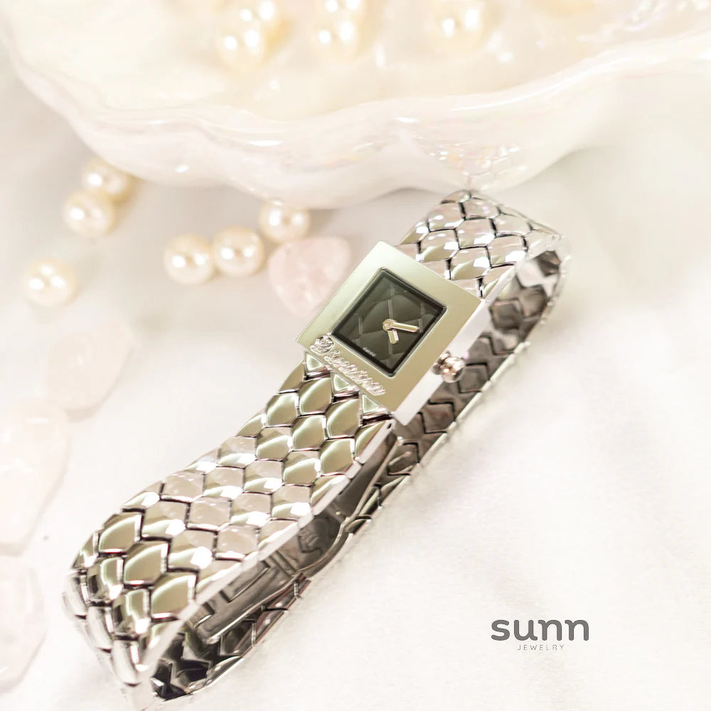 Taylen Quilted Square Watch