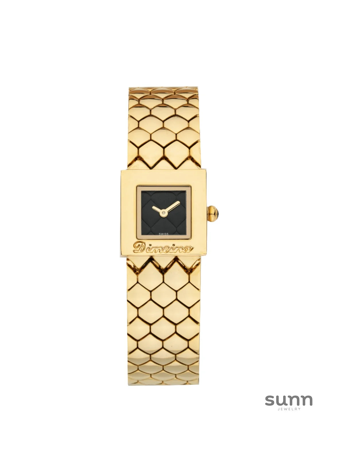 Taylen Quilted Square Watch