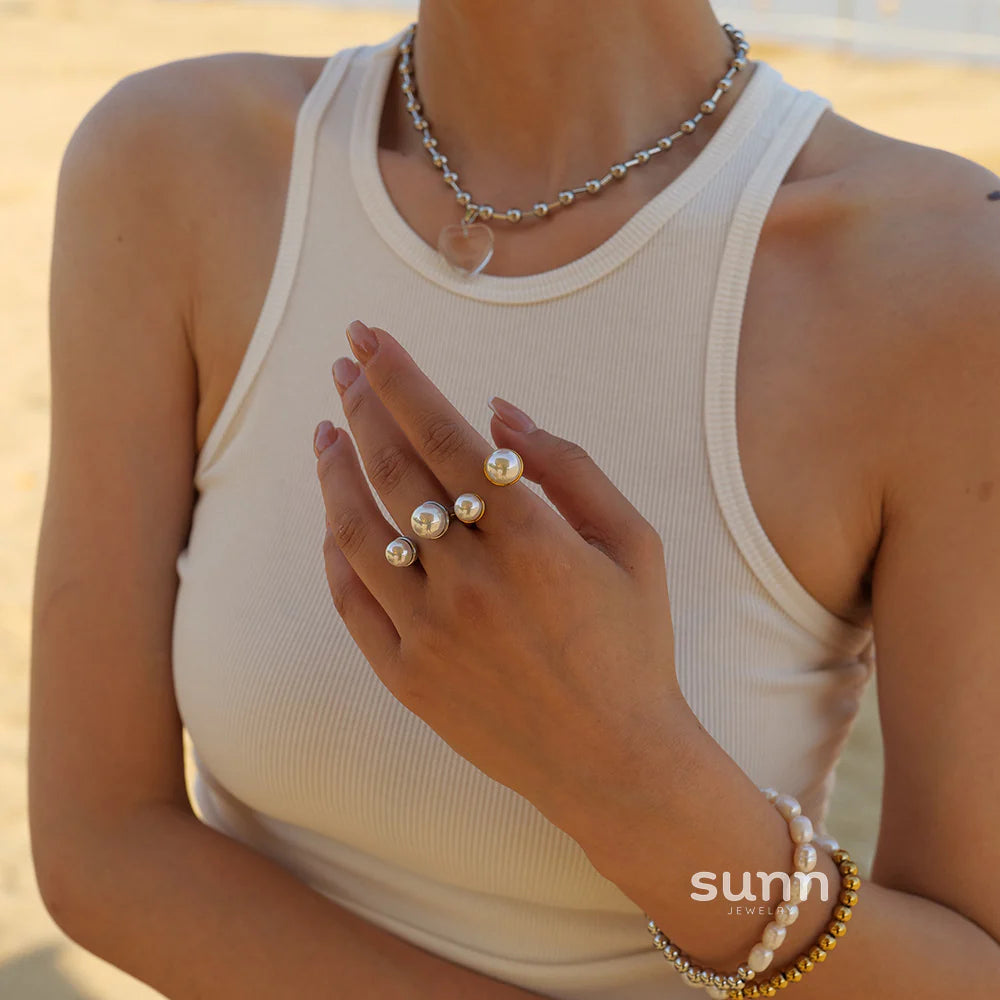 Taylor Pearl Open Ring