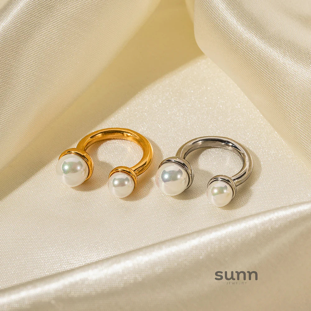 Taylor Pearl Open Ring