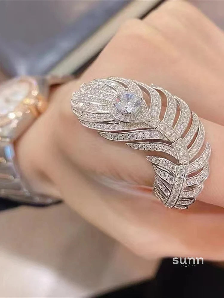 Teagan Feather Statement Ring