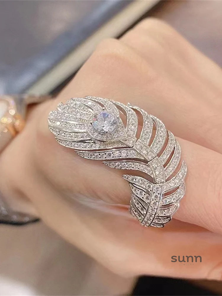 Teagan Feather Statement Ring