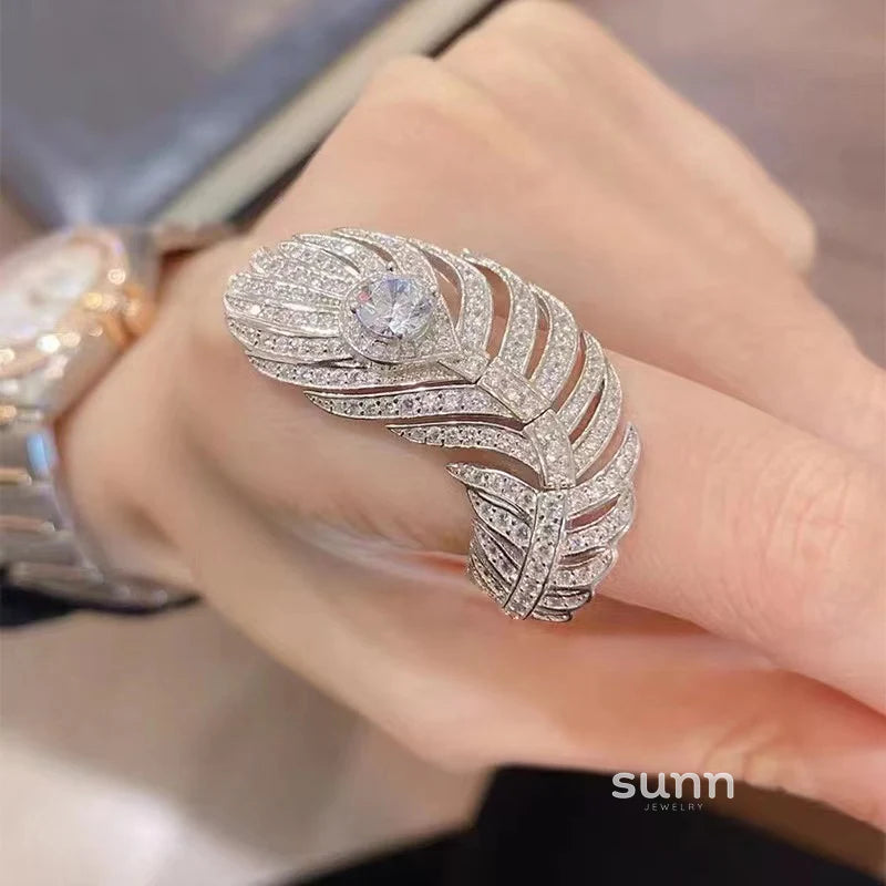 Teagan Feather Statement Ring