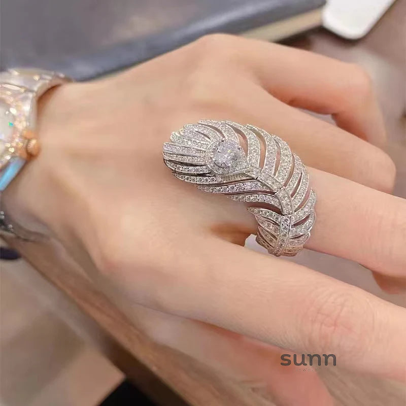 Teagan Feather Statement Ring