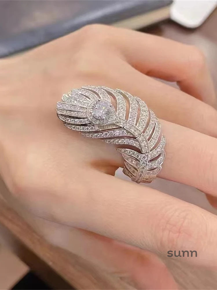 Teagan Feather Statement Ring