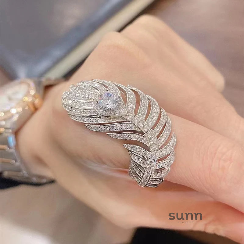 Teagan Feather Statement Ring