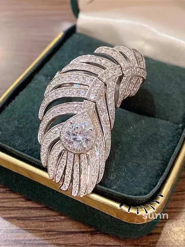 Teagan Feather Statement Ring