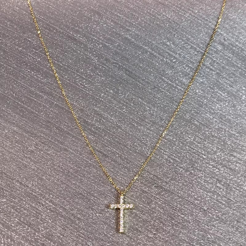 Tehilla Shimmering Cross Necklace