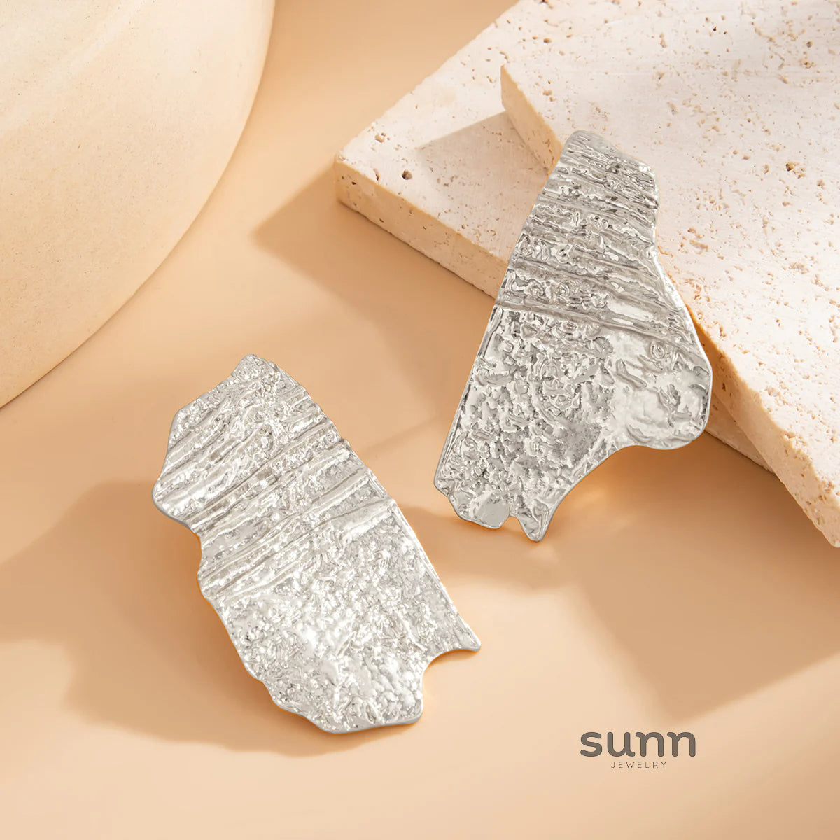 Teigen Irregular Geometric Stud Earrings