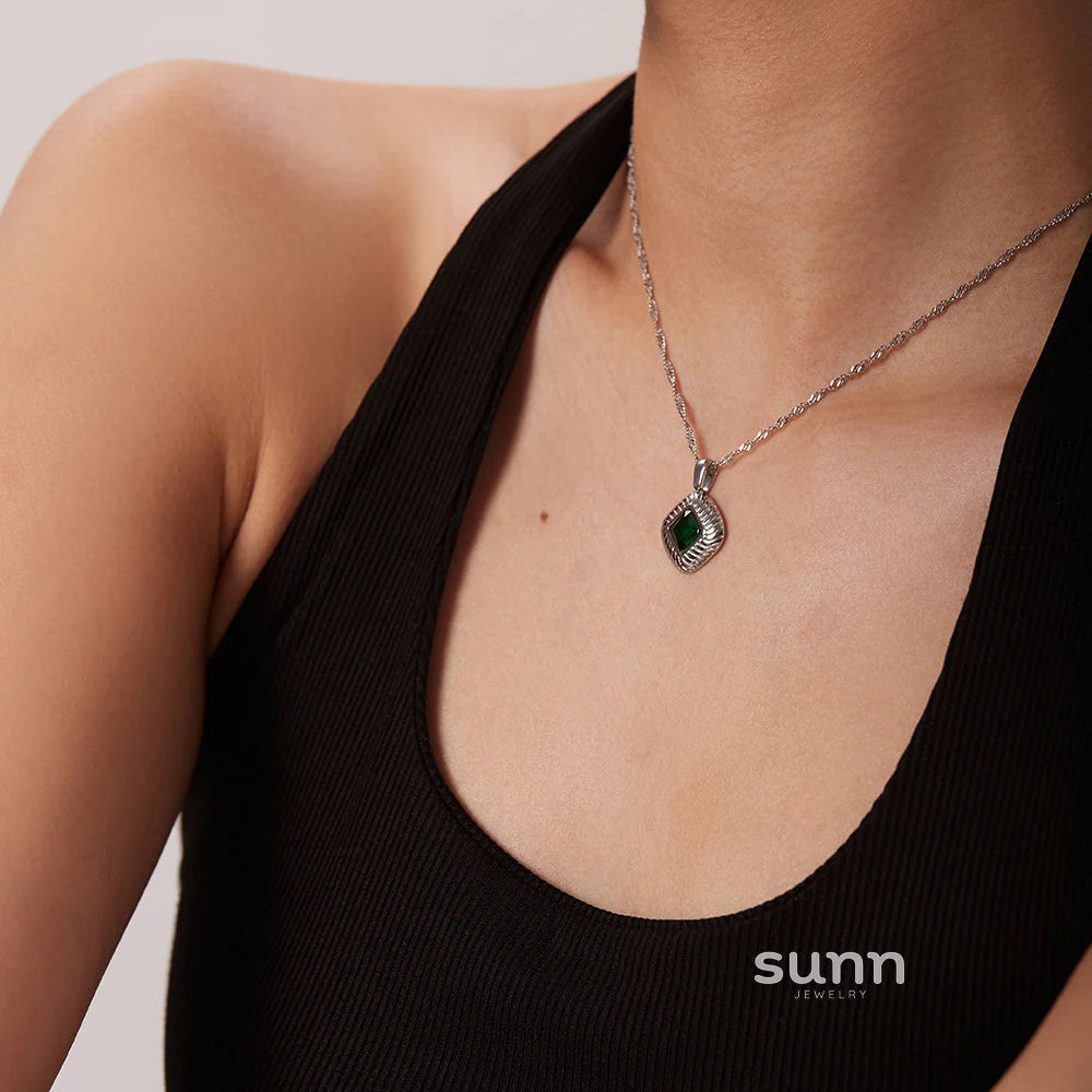 Teighan Emerald Zirconia Set