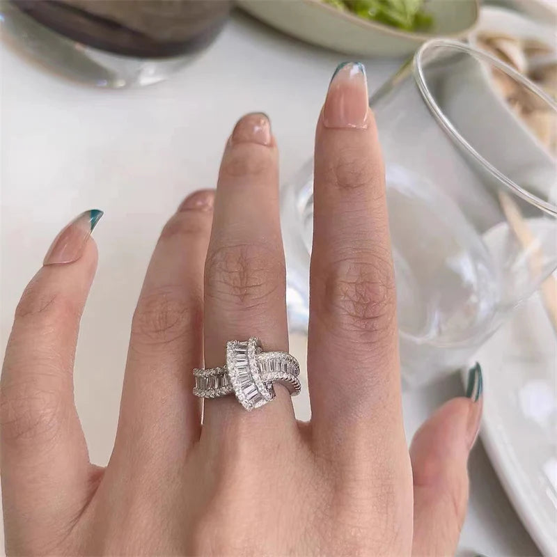 Teighan Zircon Knot Ring
