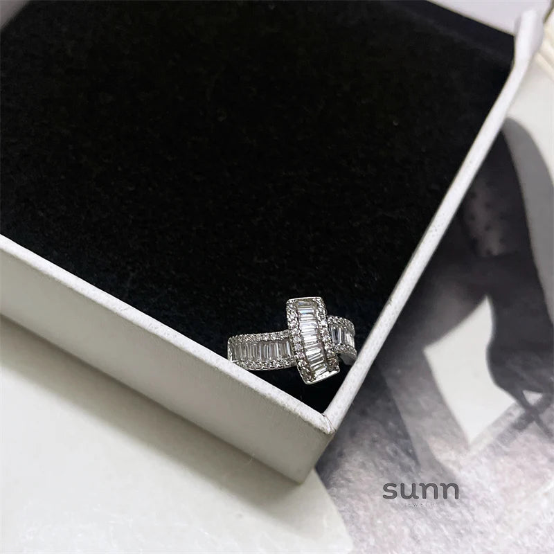 Teighan Zircon Knot Ring