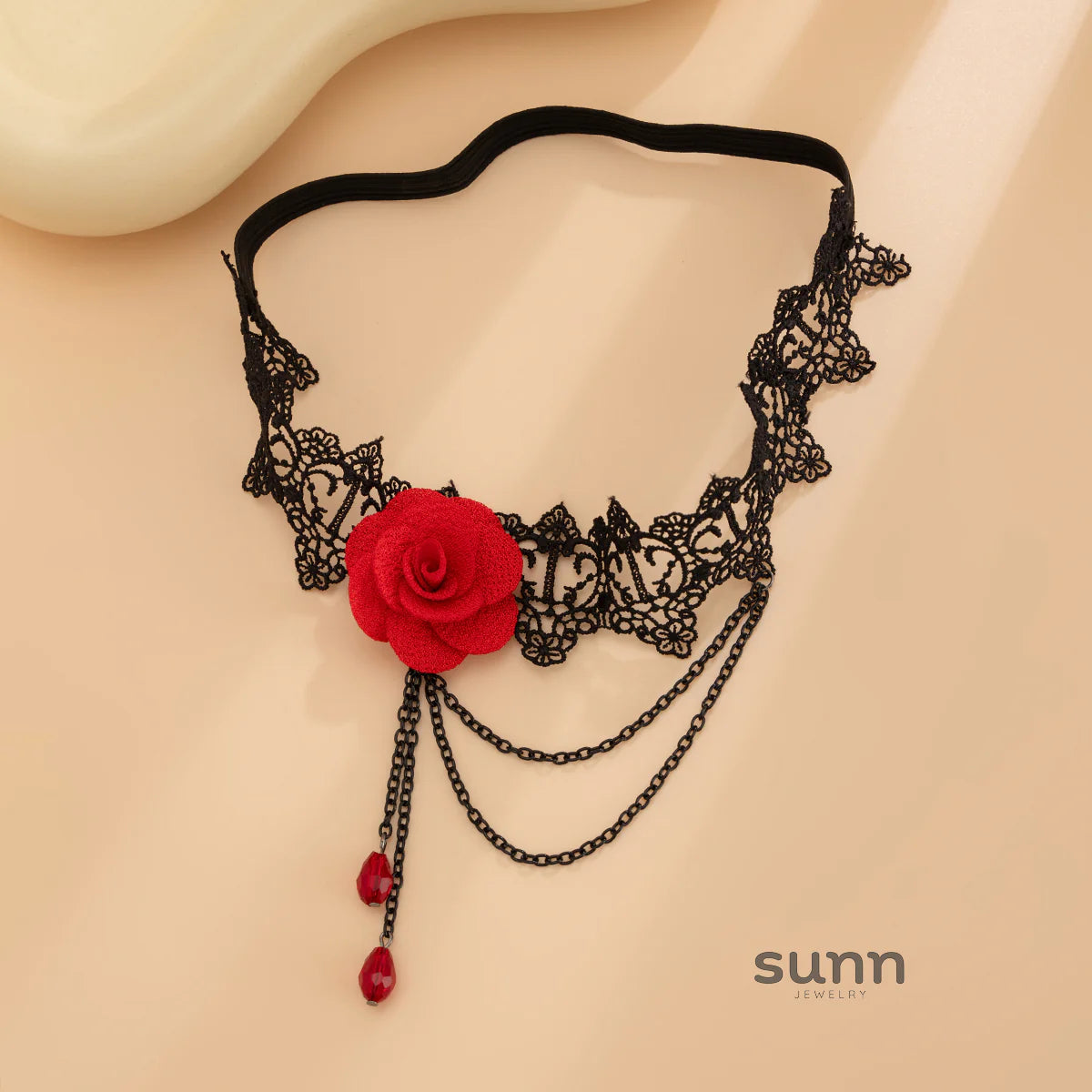 Tensley Rose Crystal Thigh Chain