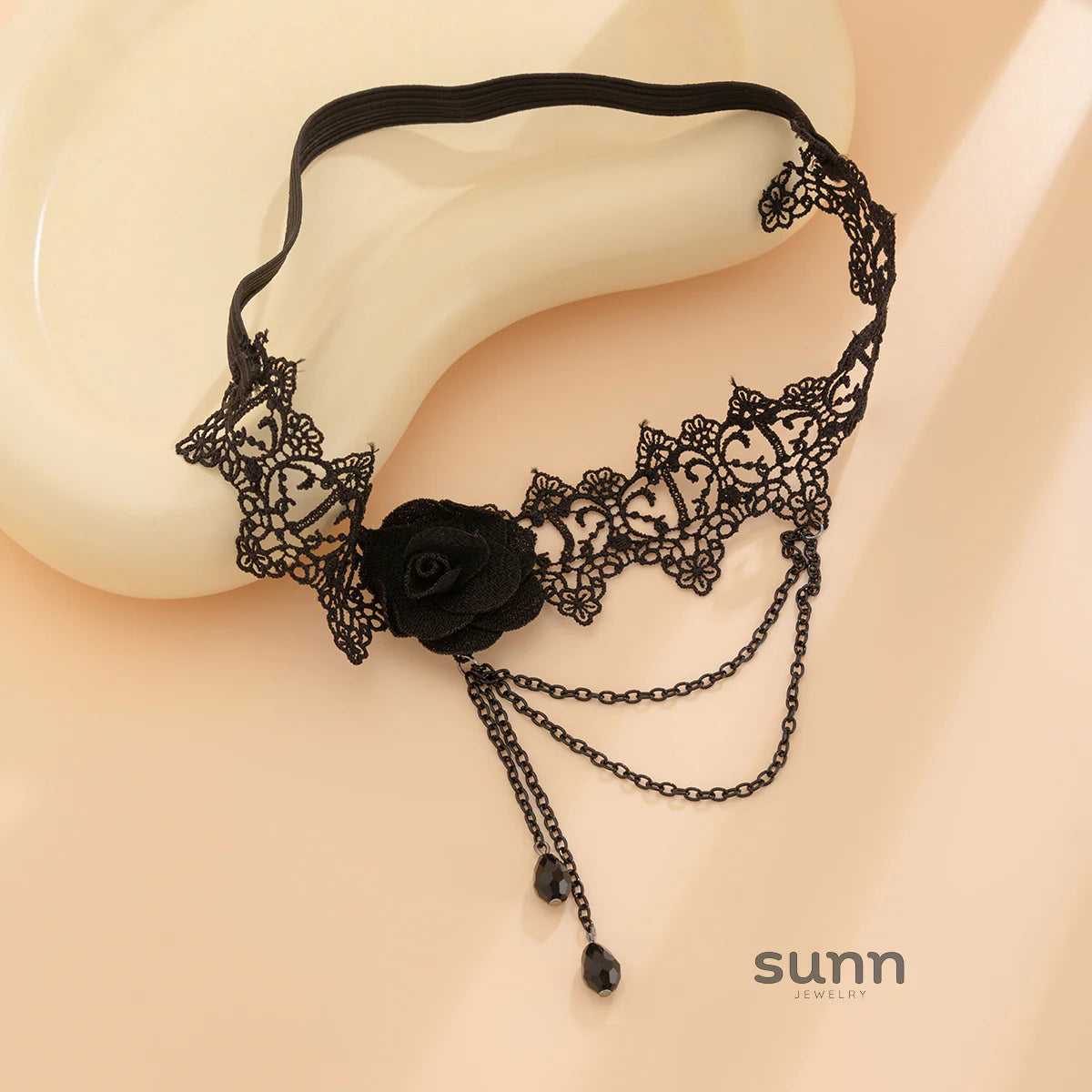 Tensley Rose Crystal Thigh Chain
