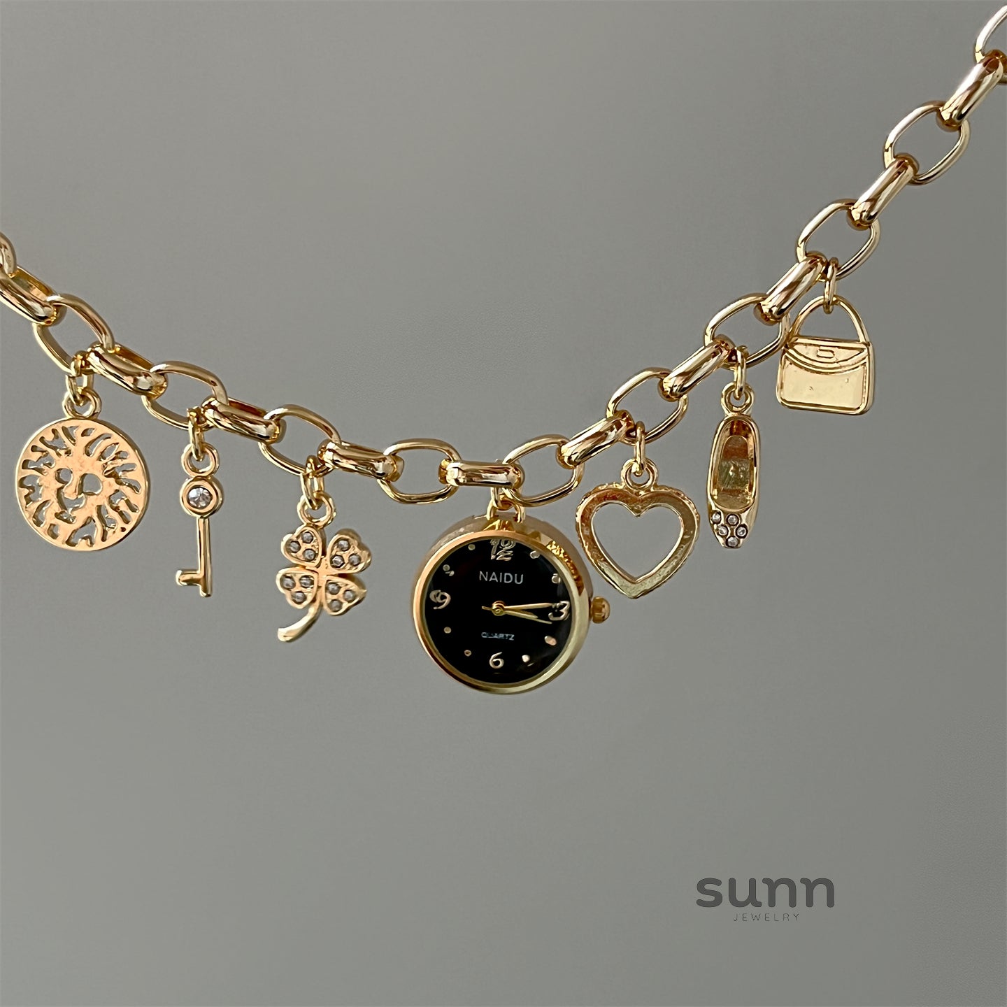 Tesla Retro Heart Pendant Watch [CPKOJX3L]