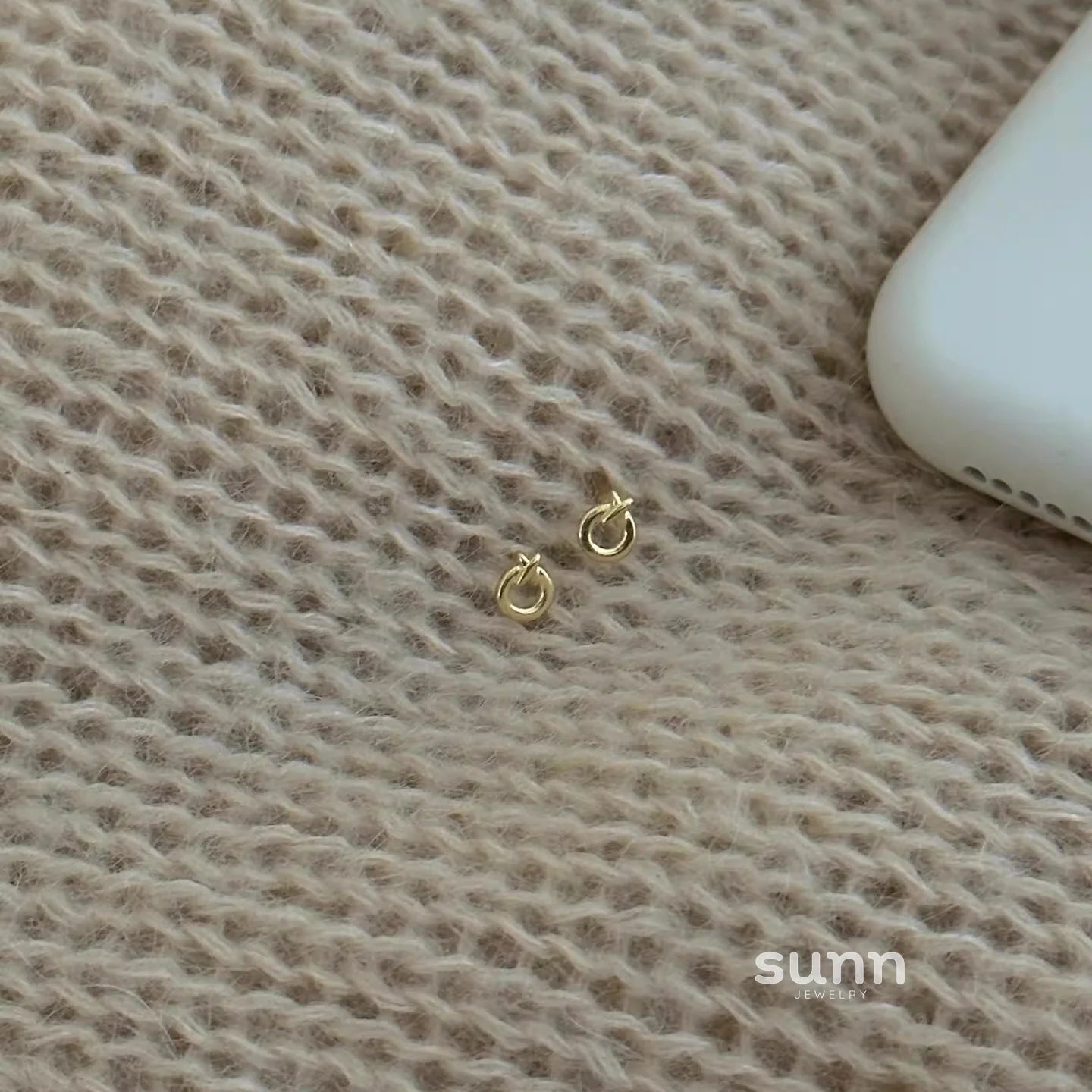 Tess Luxe Intersect Studs