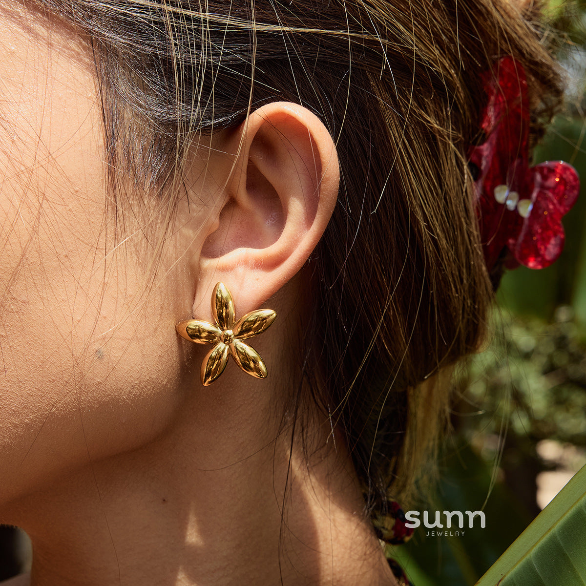 Teylie Floral Bloom Earrings [PUMEKRHT]