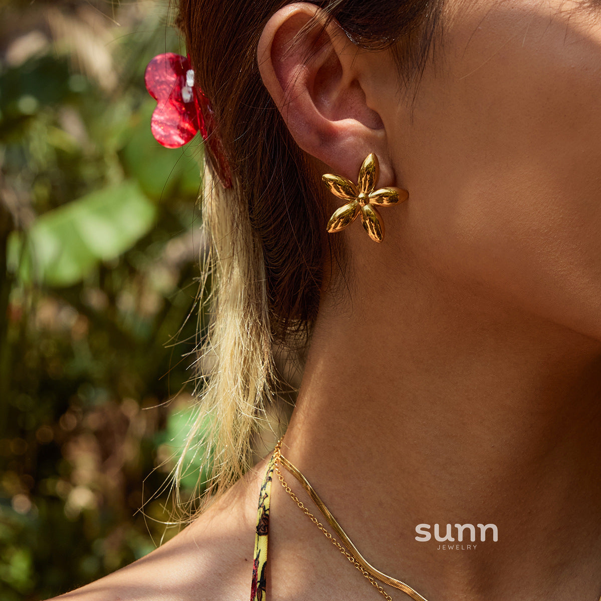 Teylie Floral Bloom Earrings [8ARM2SBG]