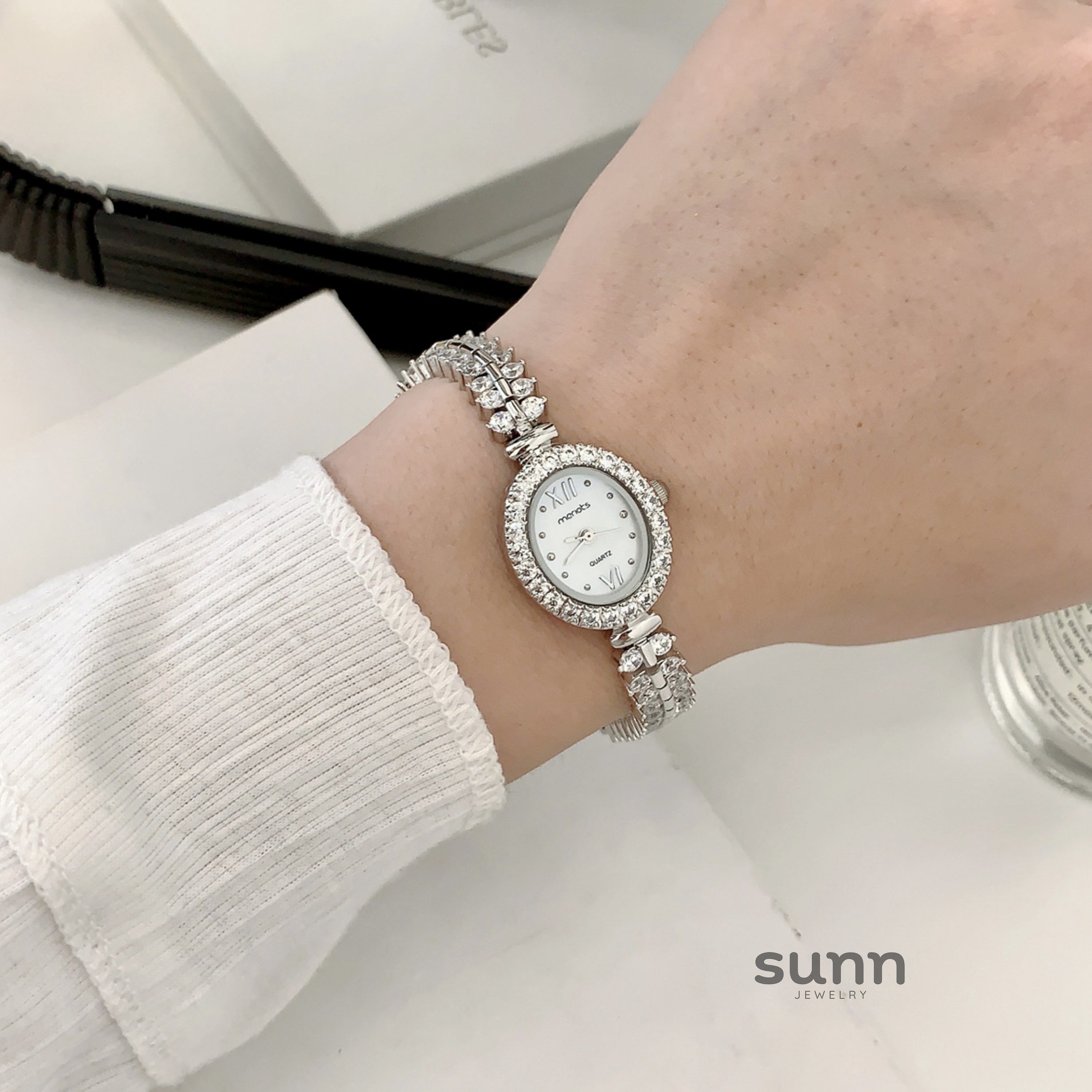 Teylie Mermaid Crystal Watch [5SNIIVE8]