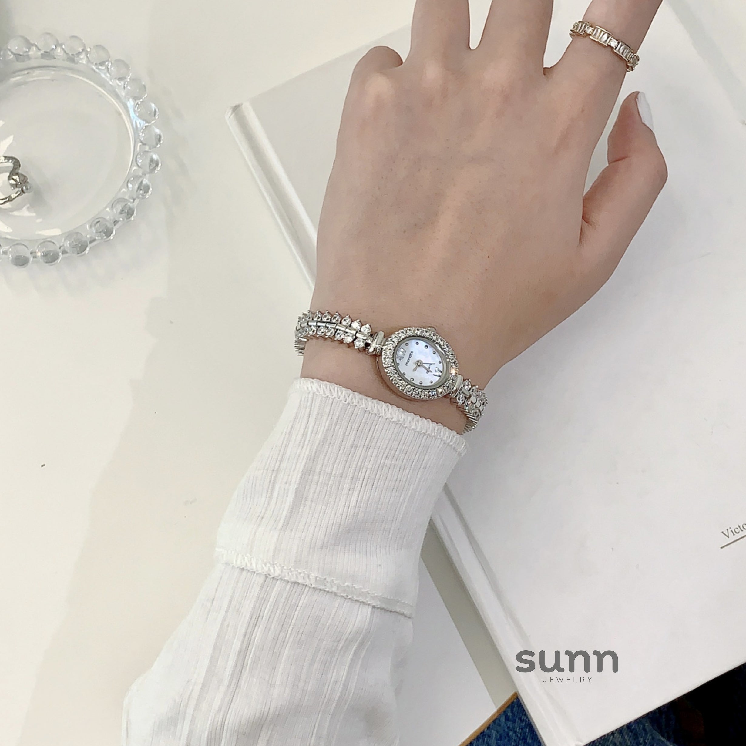 Teylie Mermaid Crystal Watch [85YN252S]