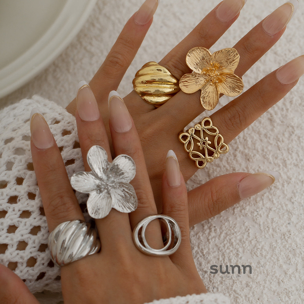 Thelma Modern Bloom Ring [VGLHQSED]