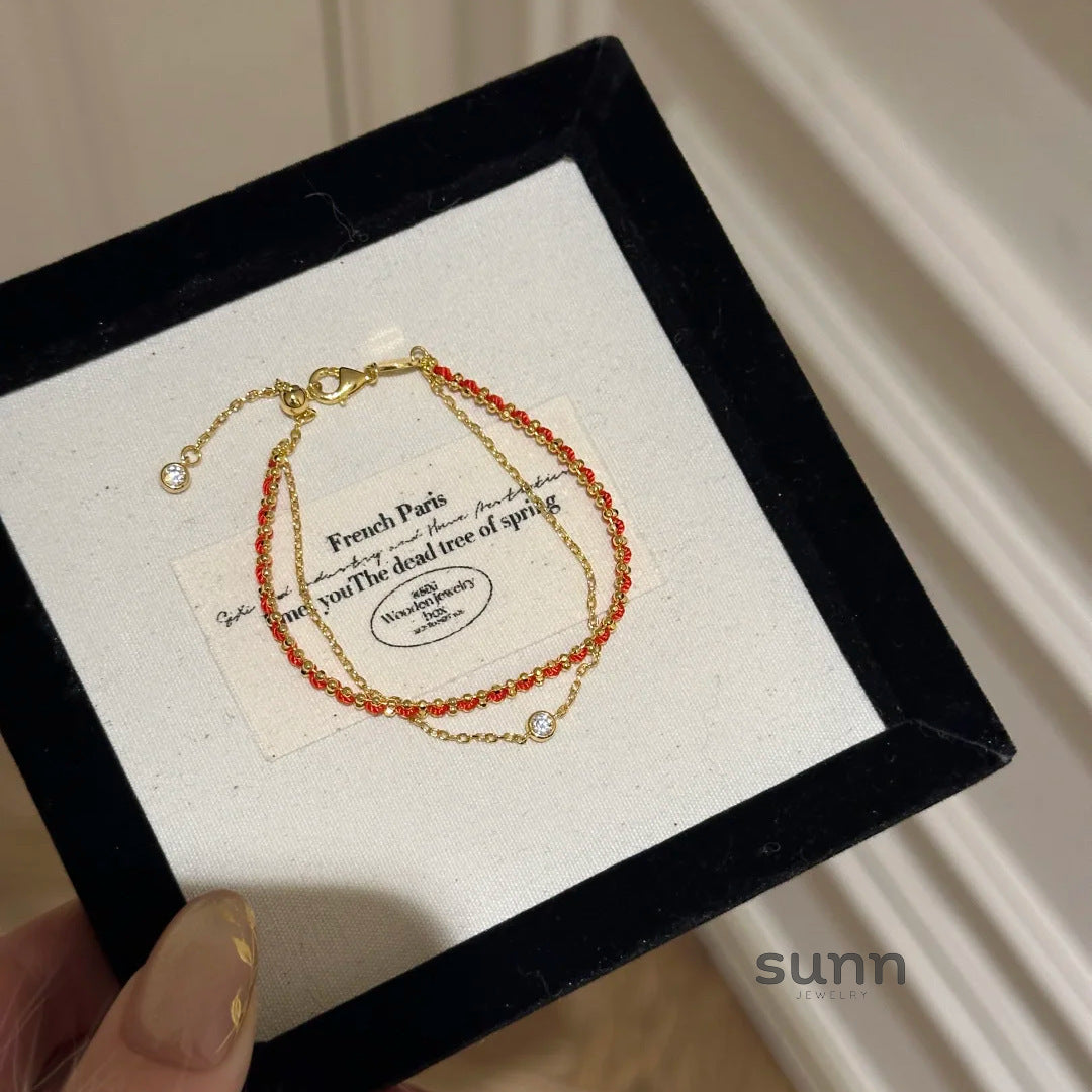 Thora Crystal Bubble Bracelet [EZWMEUDR]