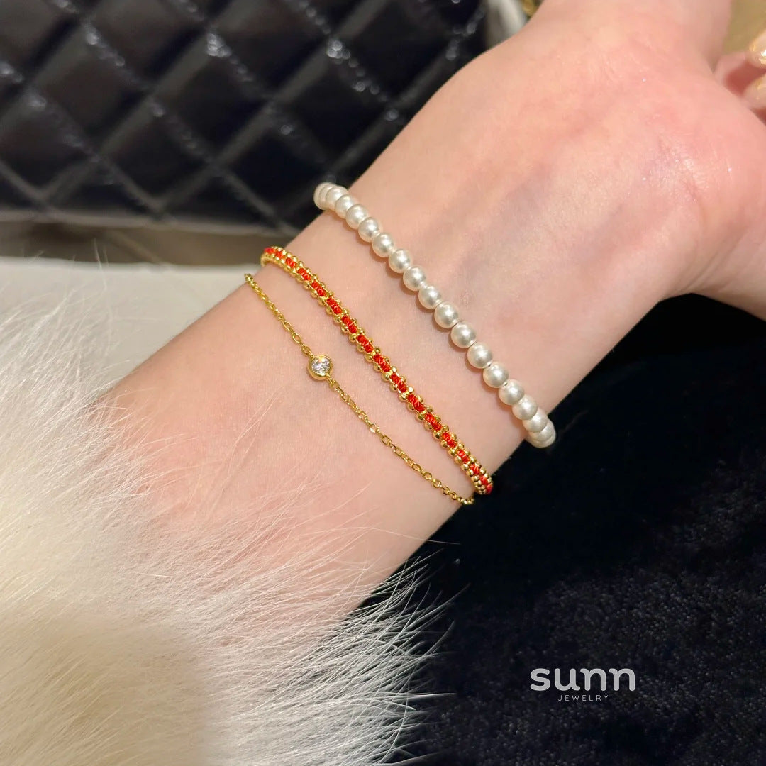 Thora Crystal Bubble Bracelet [3BLIOCMA]