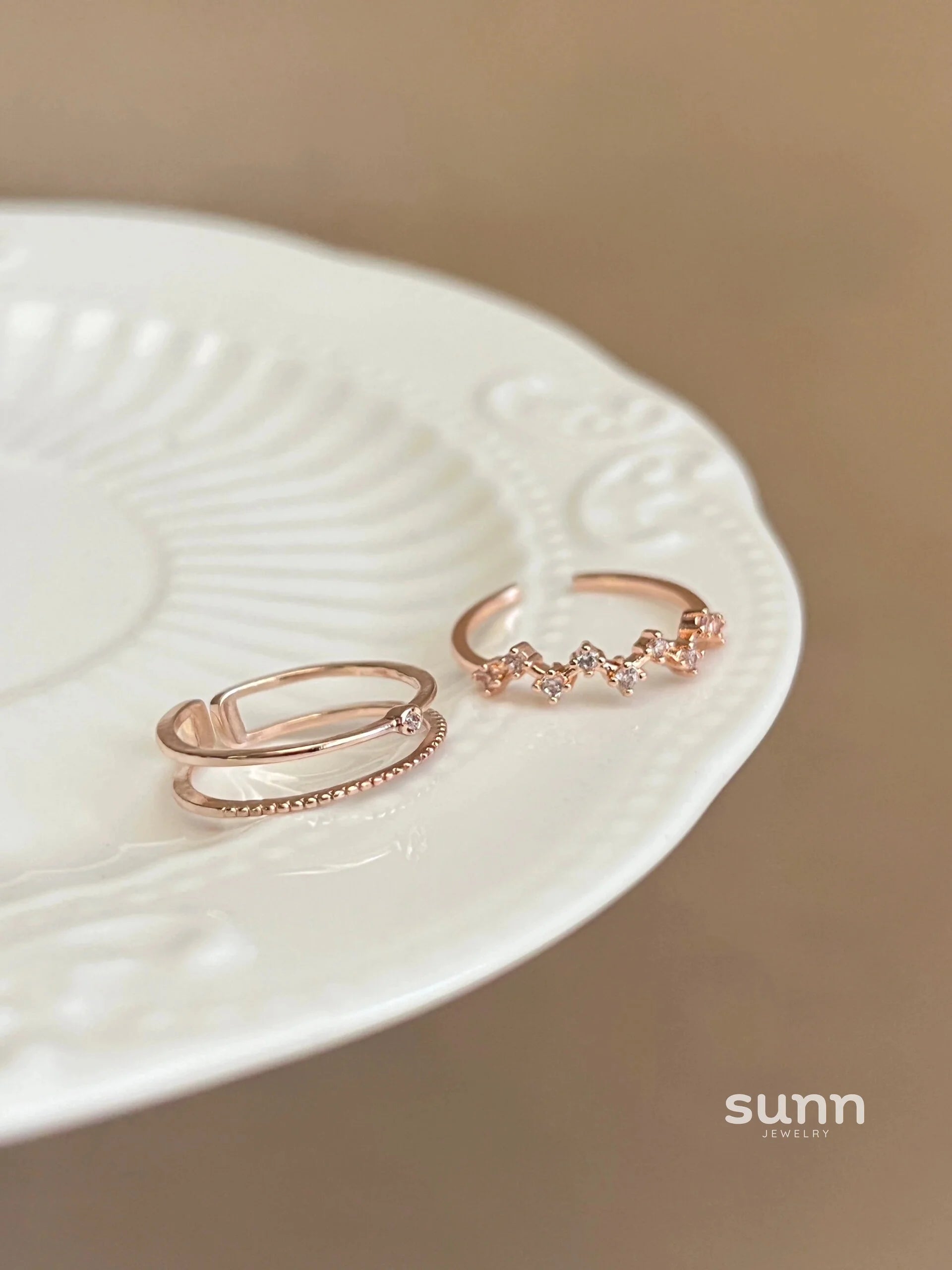 Thora Rose Gold Open Ring