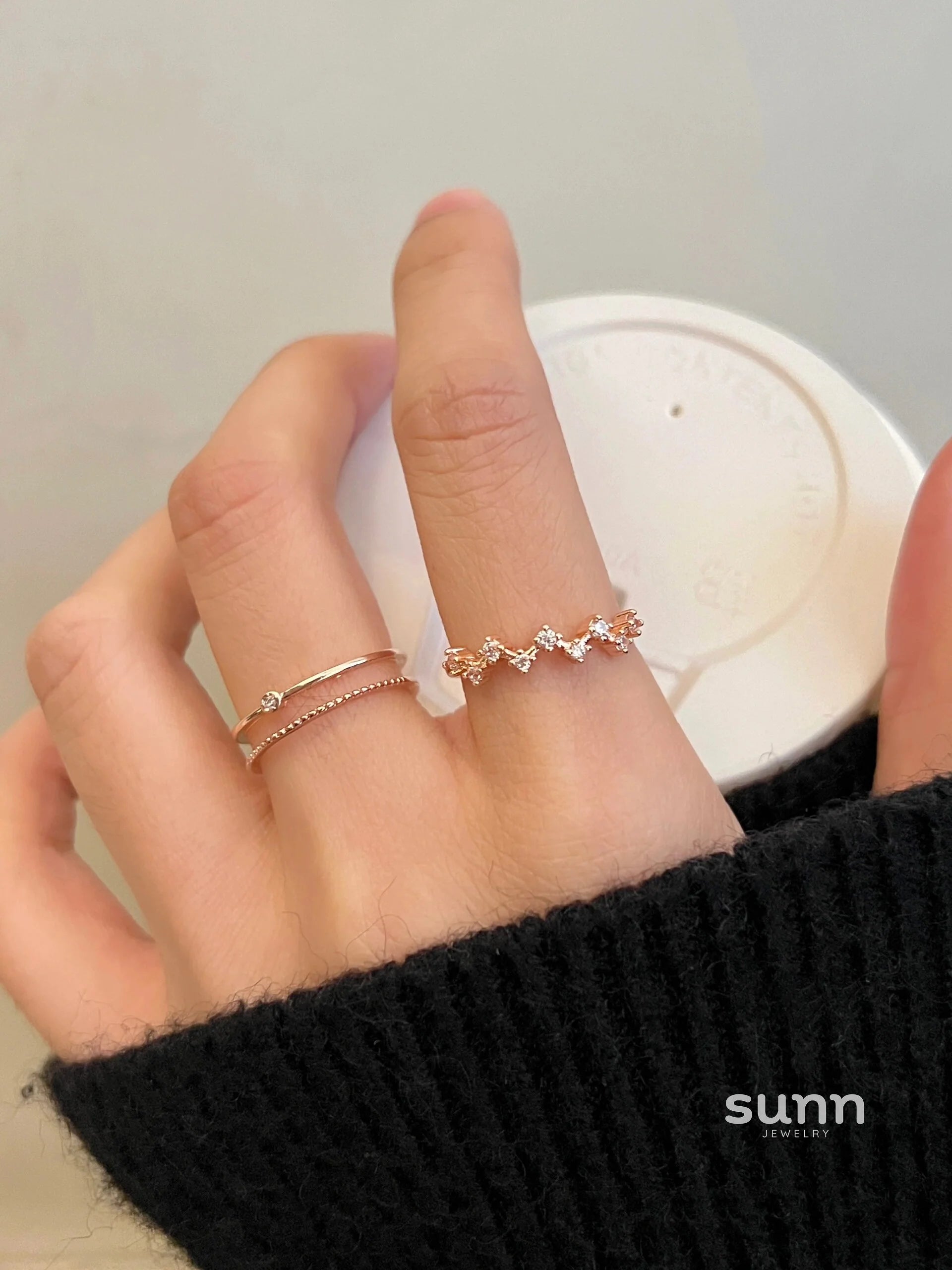 Thora Rose Gold Open Ring