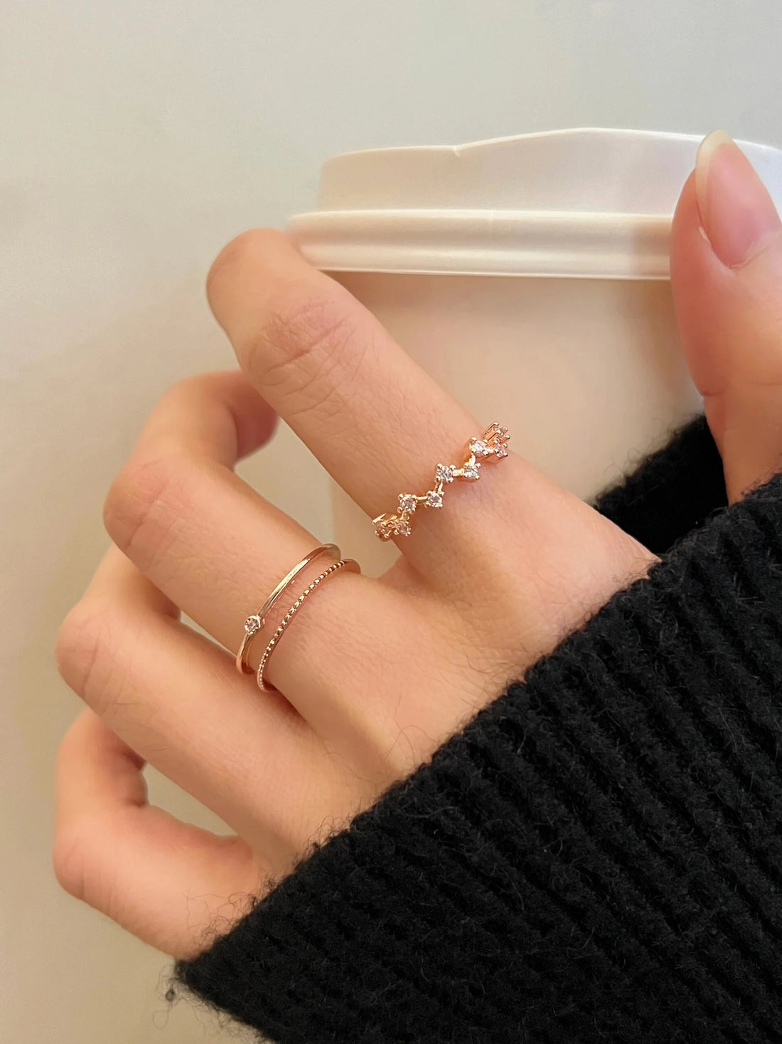 Thora Rose Gold Open Ring
