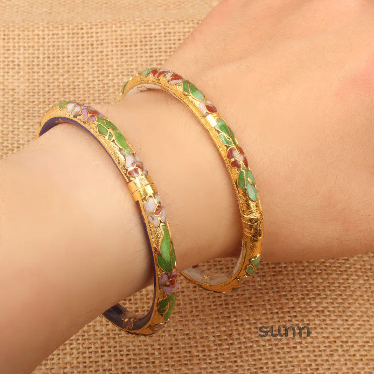 Tianna Vintage Enamel Bracelet