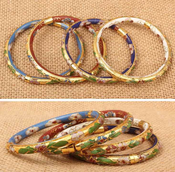 Tianna Vintage Enamel Bracelet