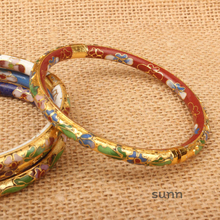 Tianna Vintage Enamel Bracelet