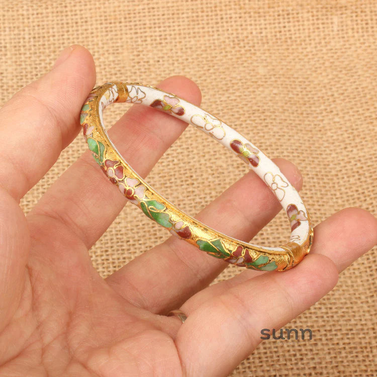 Tianna Vintage Enamel Bracelet
