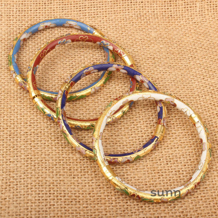 Tianna Vintage Enamel Bracelet
