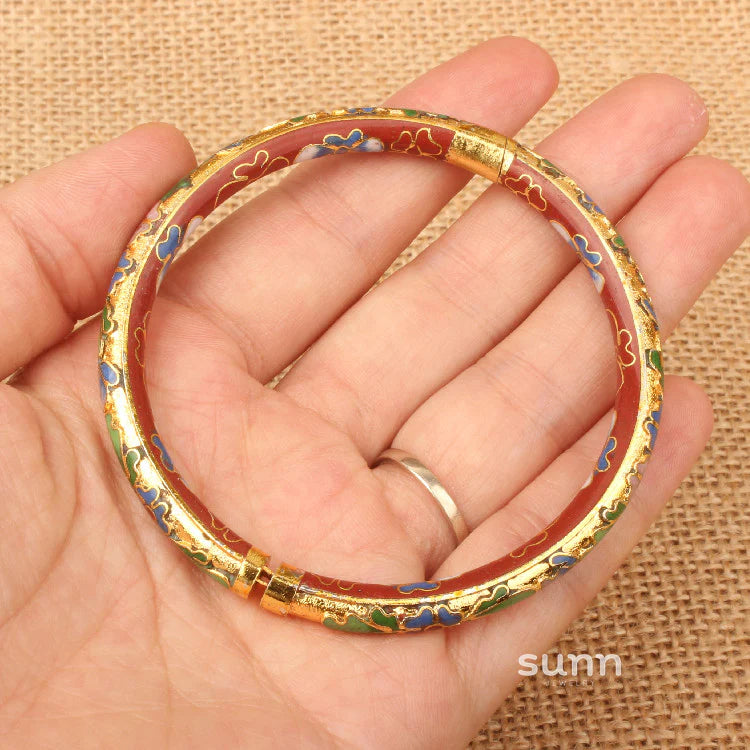 Tianna Vintage Enamel Bracelet